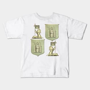 standard coat of arms genealogy Kids T-Shirt